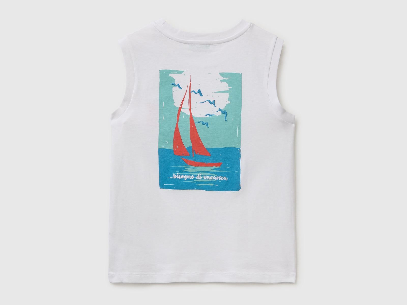 Tank top with print and embroidery - ucb_image_BS