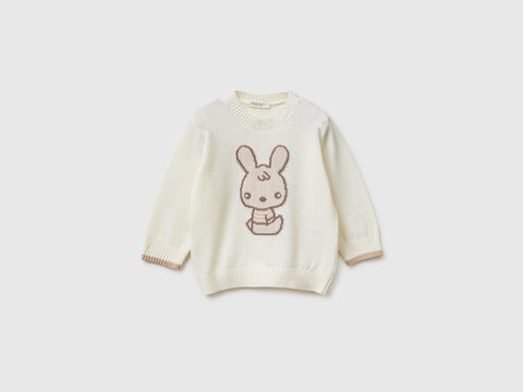 Sweater with bunny inlay - ucb_image_FS