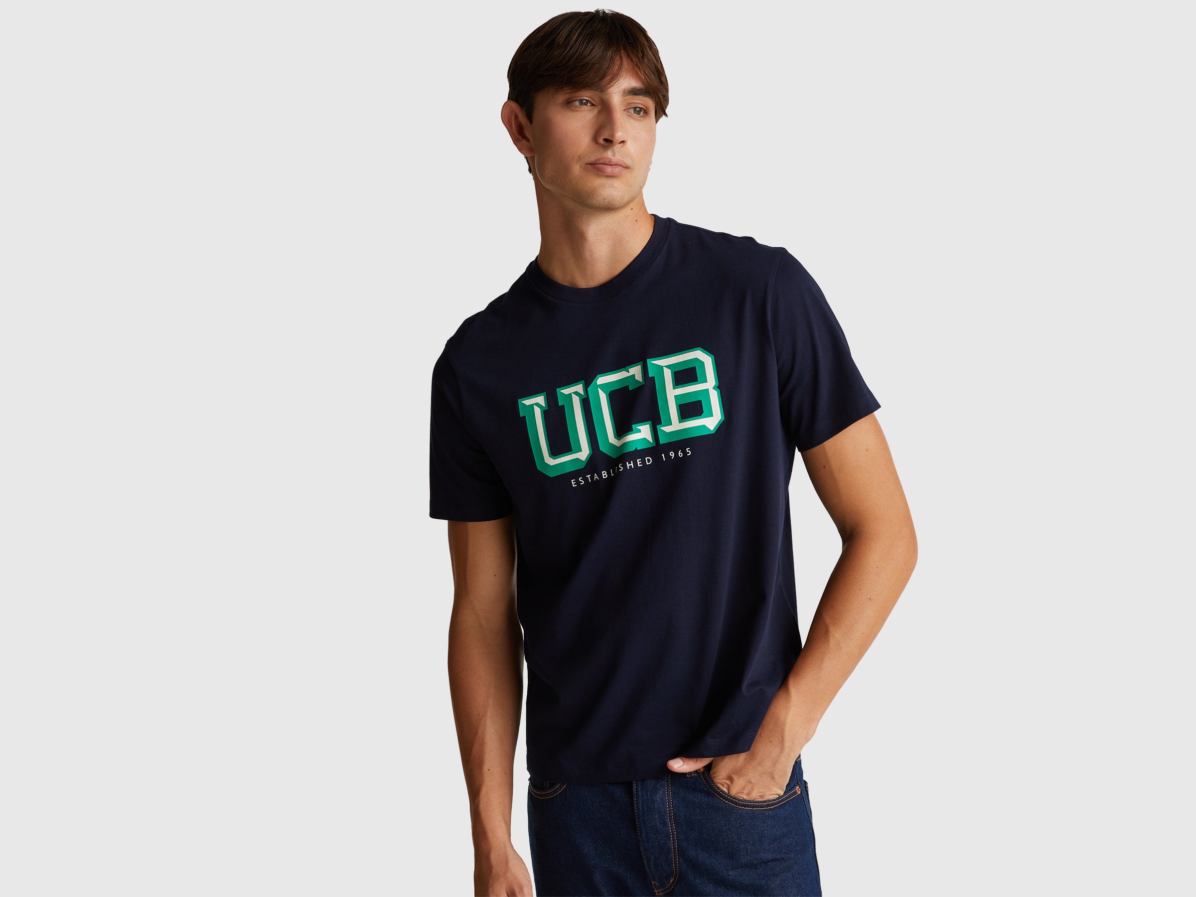 T-shirt em algodão com logótipo - ucb_image_F