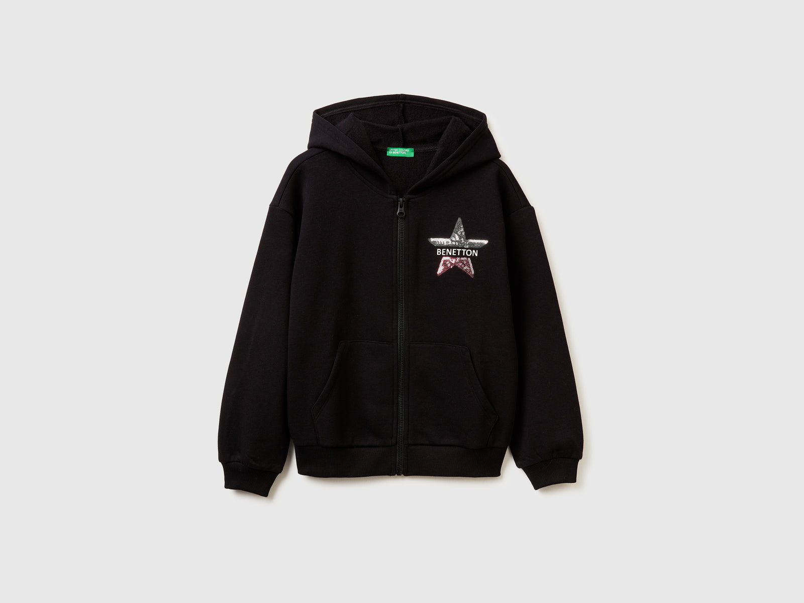Casaco com fecho de correr e lantejoulas - ucb_image_FS