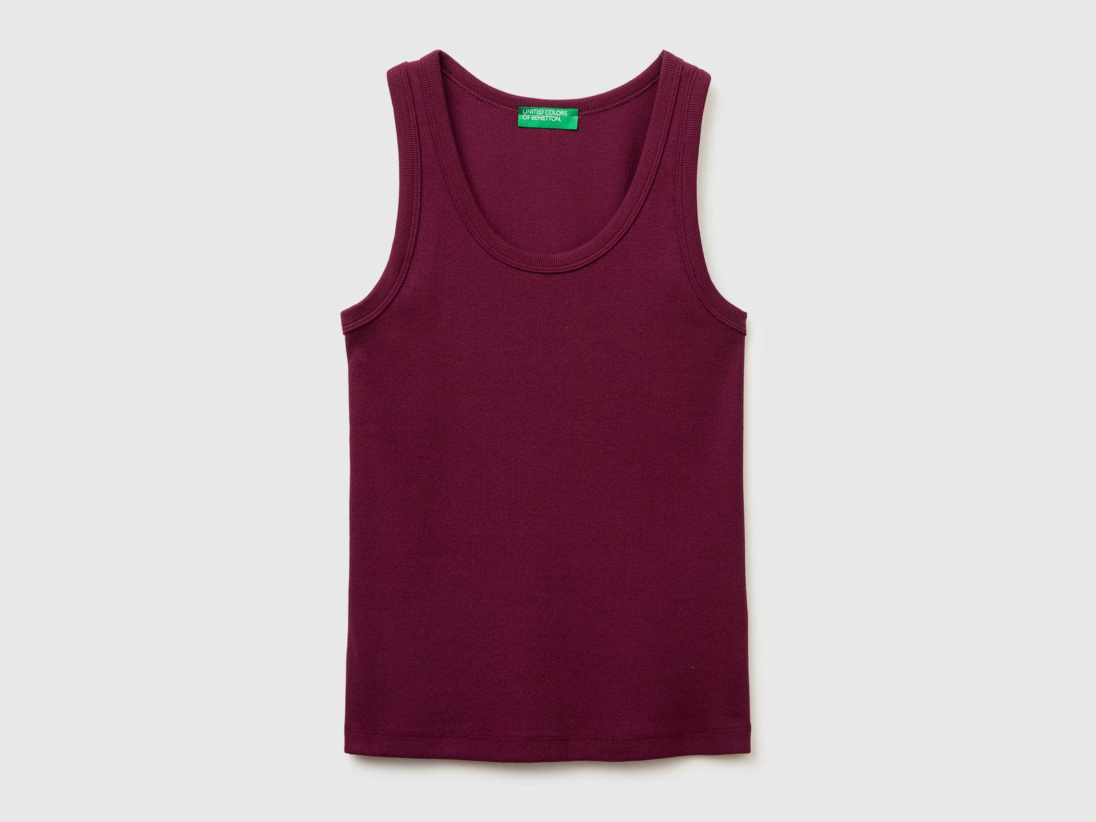 Wide-neck ribbed tank top - ucb_image_FS
