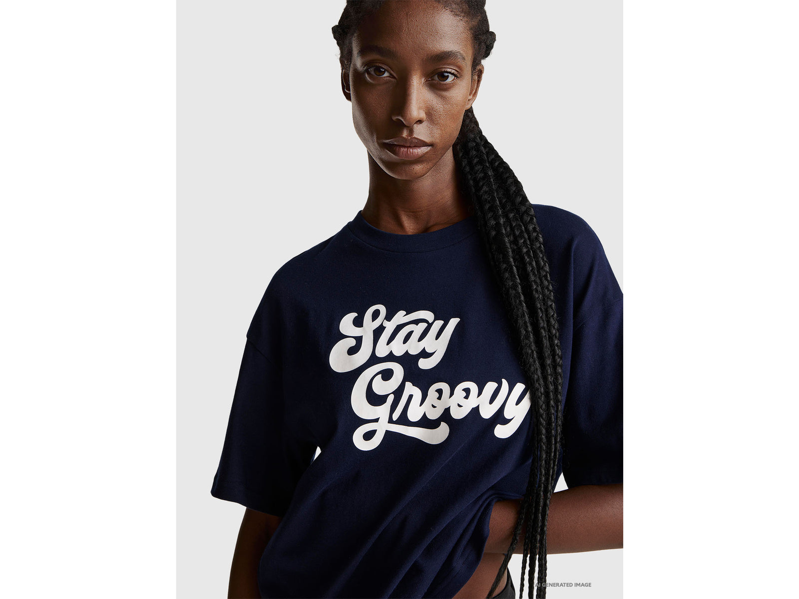 T-shirt with slogan print