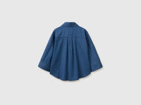 Flared chambray shirt - ucb_image_BS