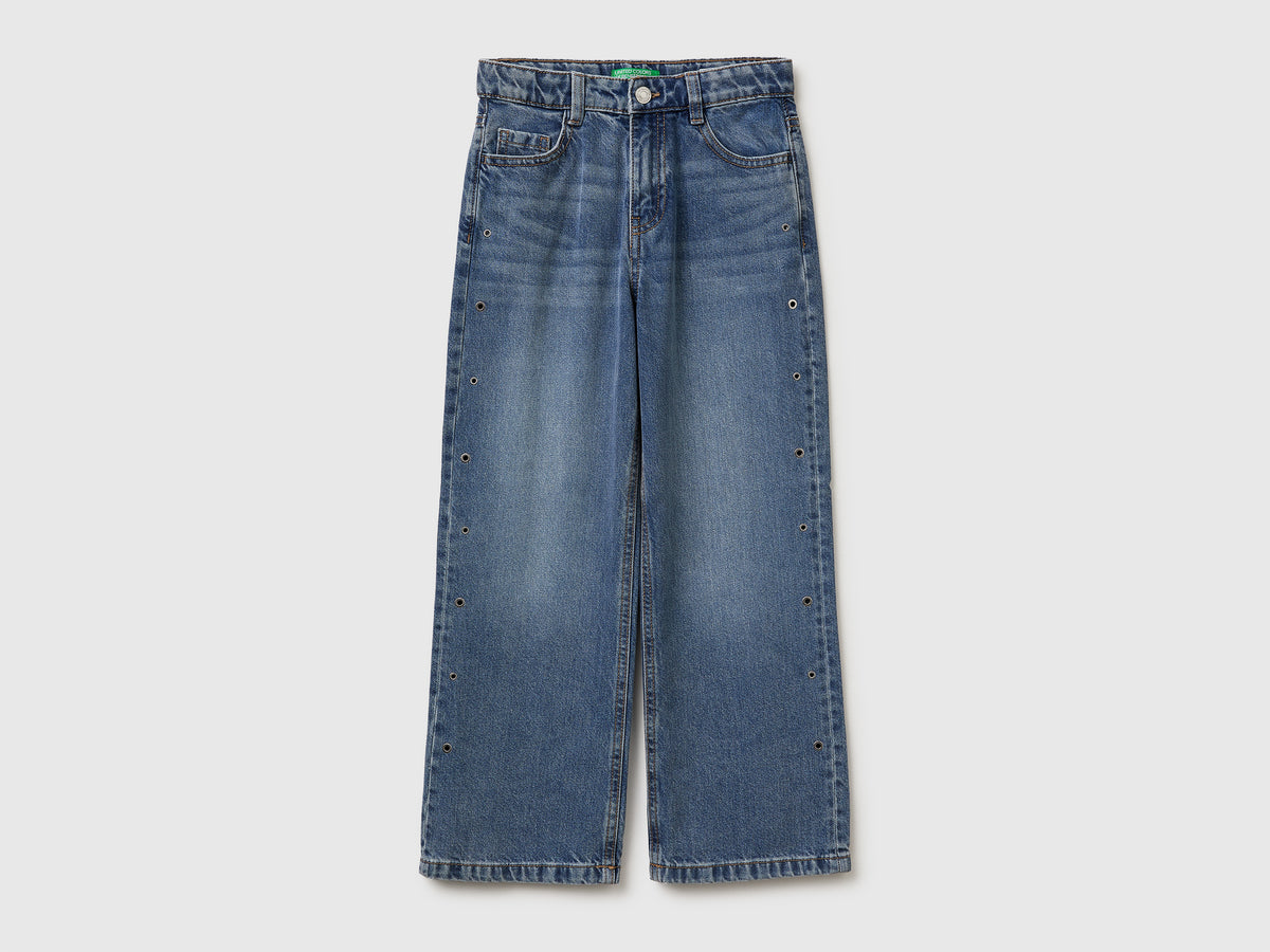 Straight jeans with eyelets - ucb_image_FS