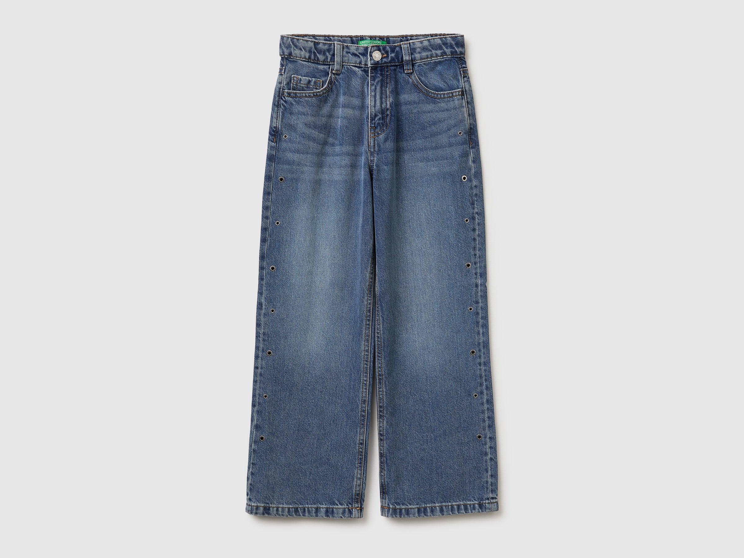 Straight jeans with eyelets - ucb_image_FS