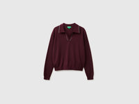 Polo de malha em pura lã Merino - ucb_image_FS