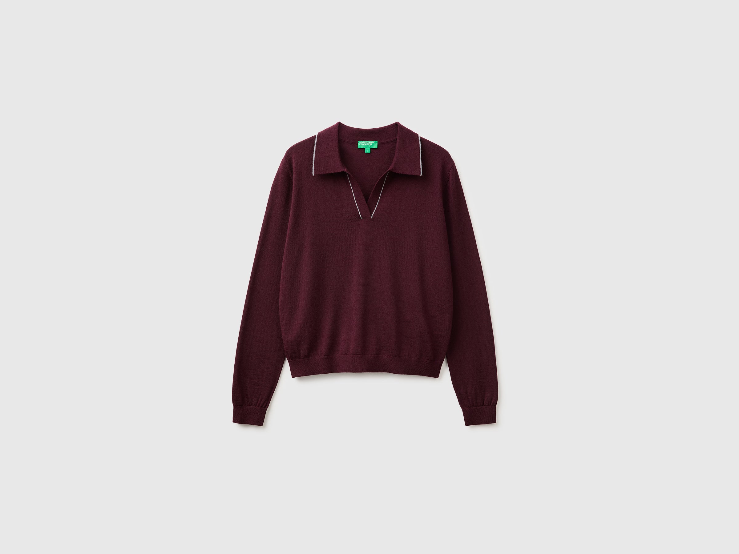 Polo de malha em pura lã Merino - ucb_image_FS