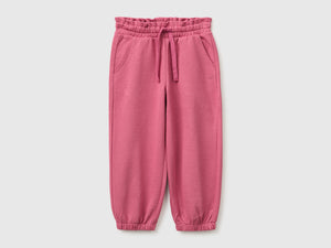 Organic cotton fleece joggers