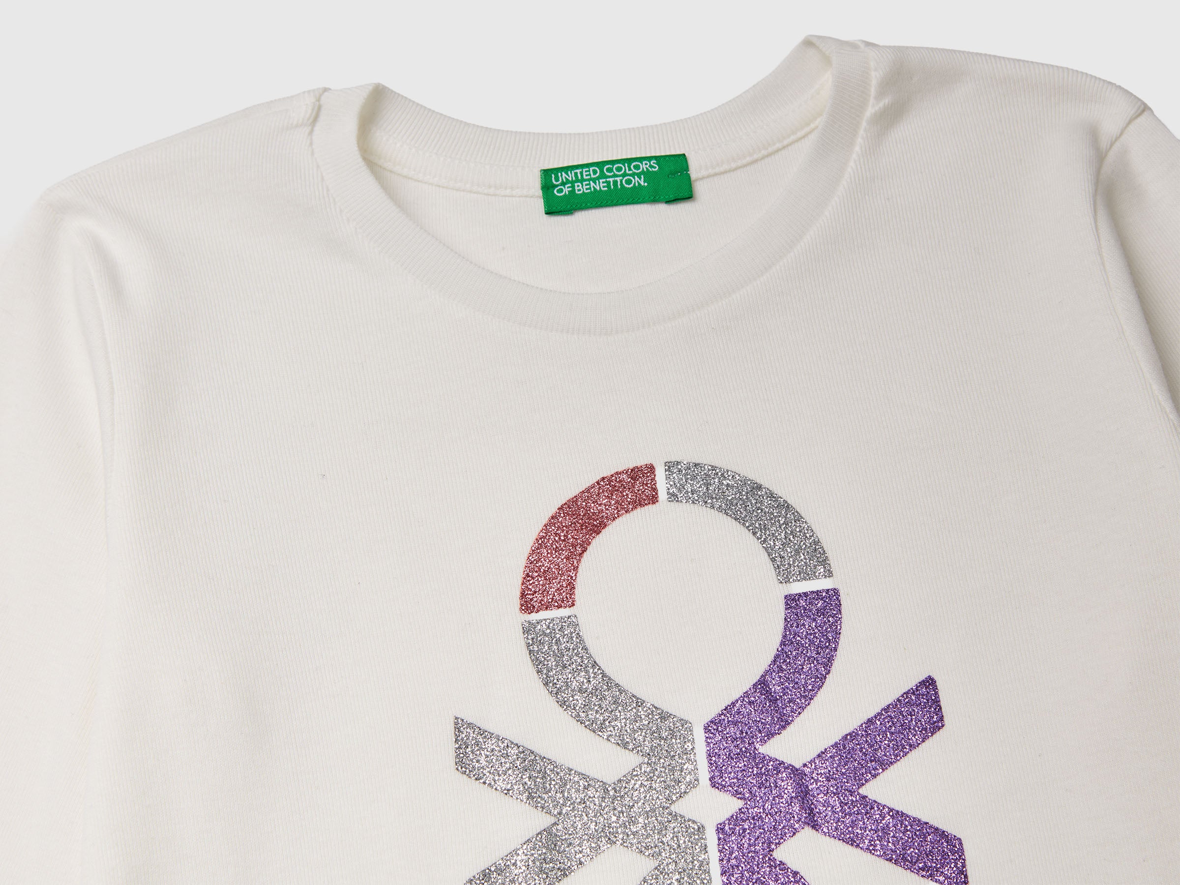 T-shirt de manga comprida com estampa glitter - ucb_image_DS1