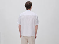 Camisa decote em V em linho puro - ucb_image_B