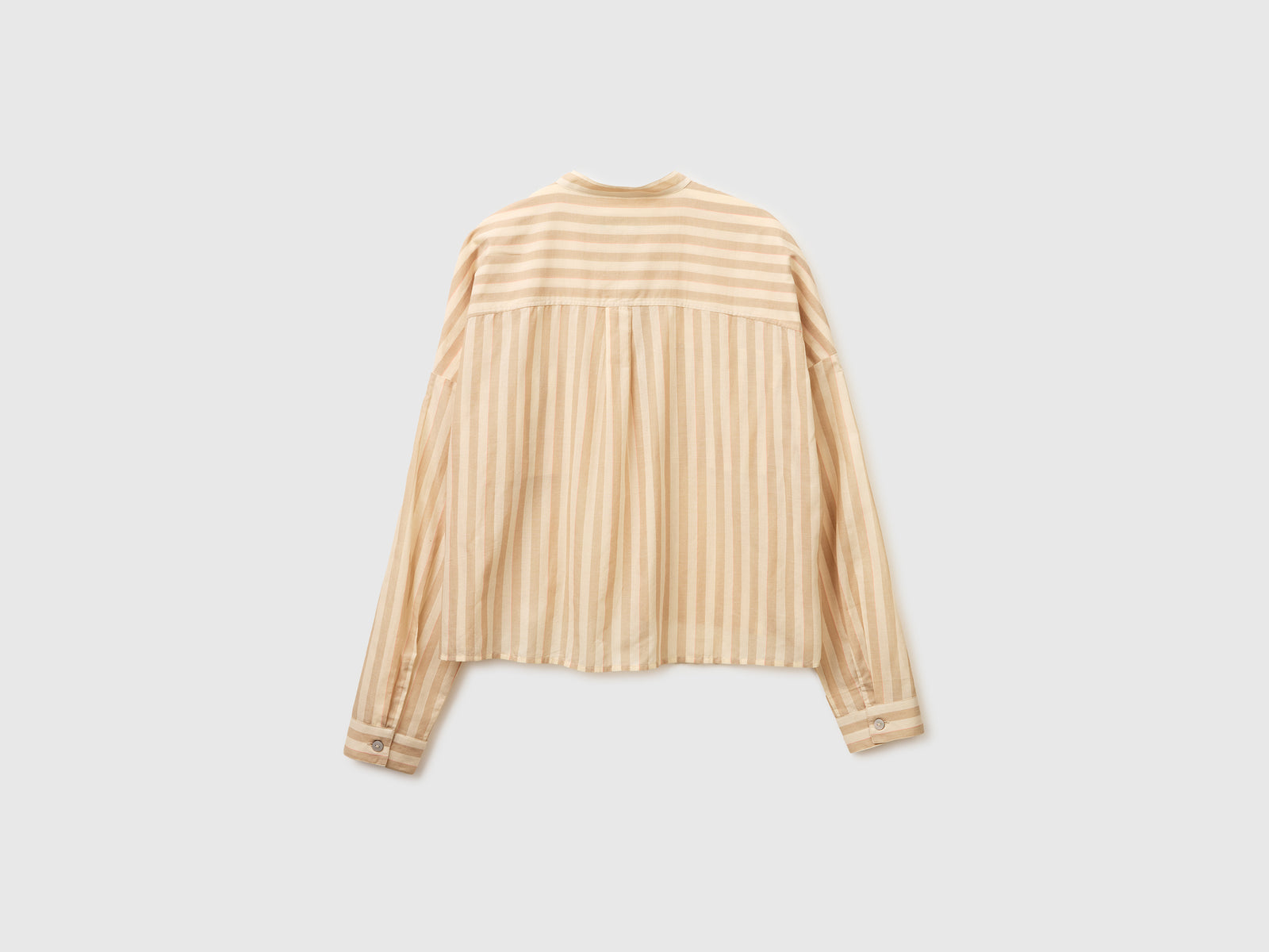 Striped shirt with mandarin collar - ucb_image_BS