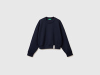 Boxy fit sweatshirt with crest on the back - ucb_image_FS