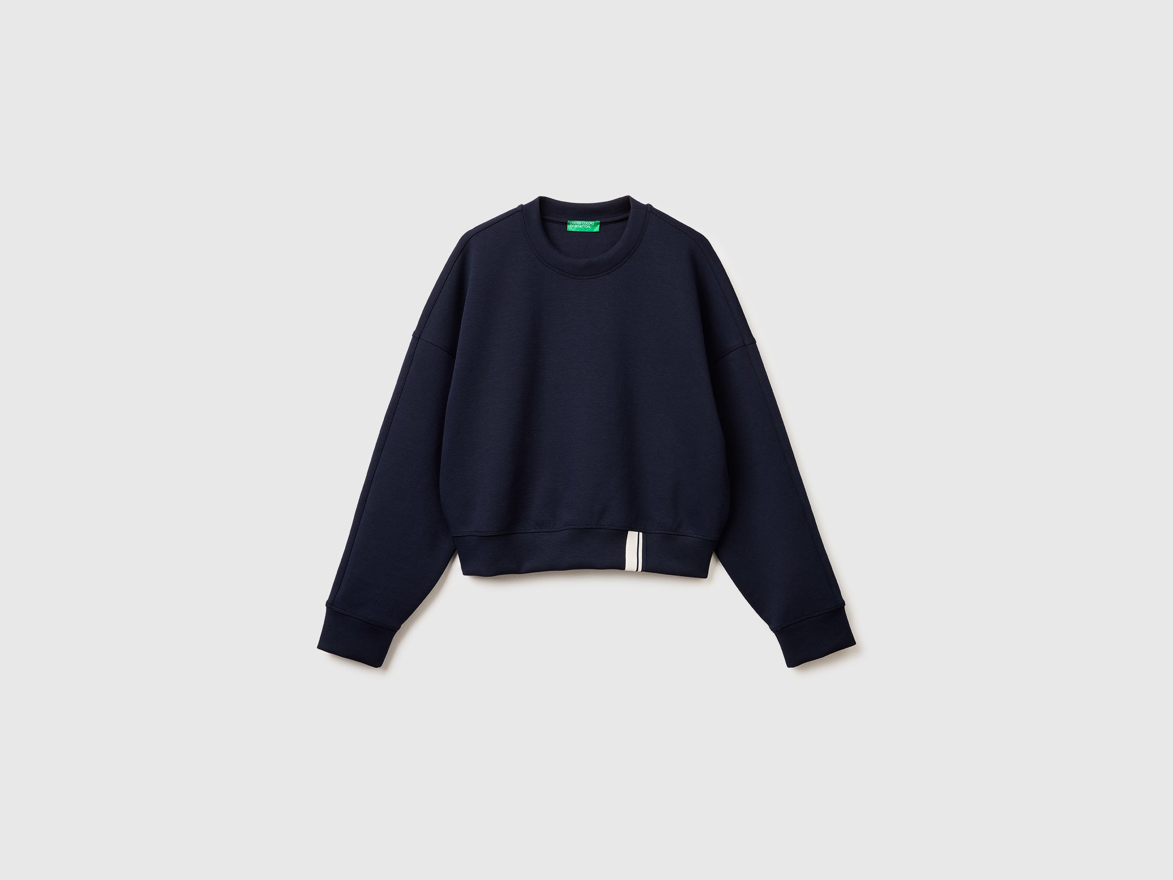 Boxy fit sweatshirt with crest on the back - ucb_image_FS