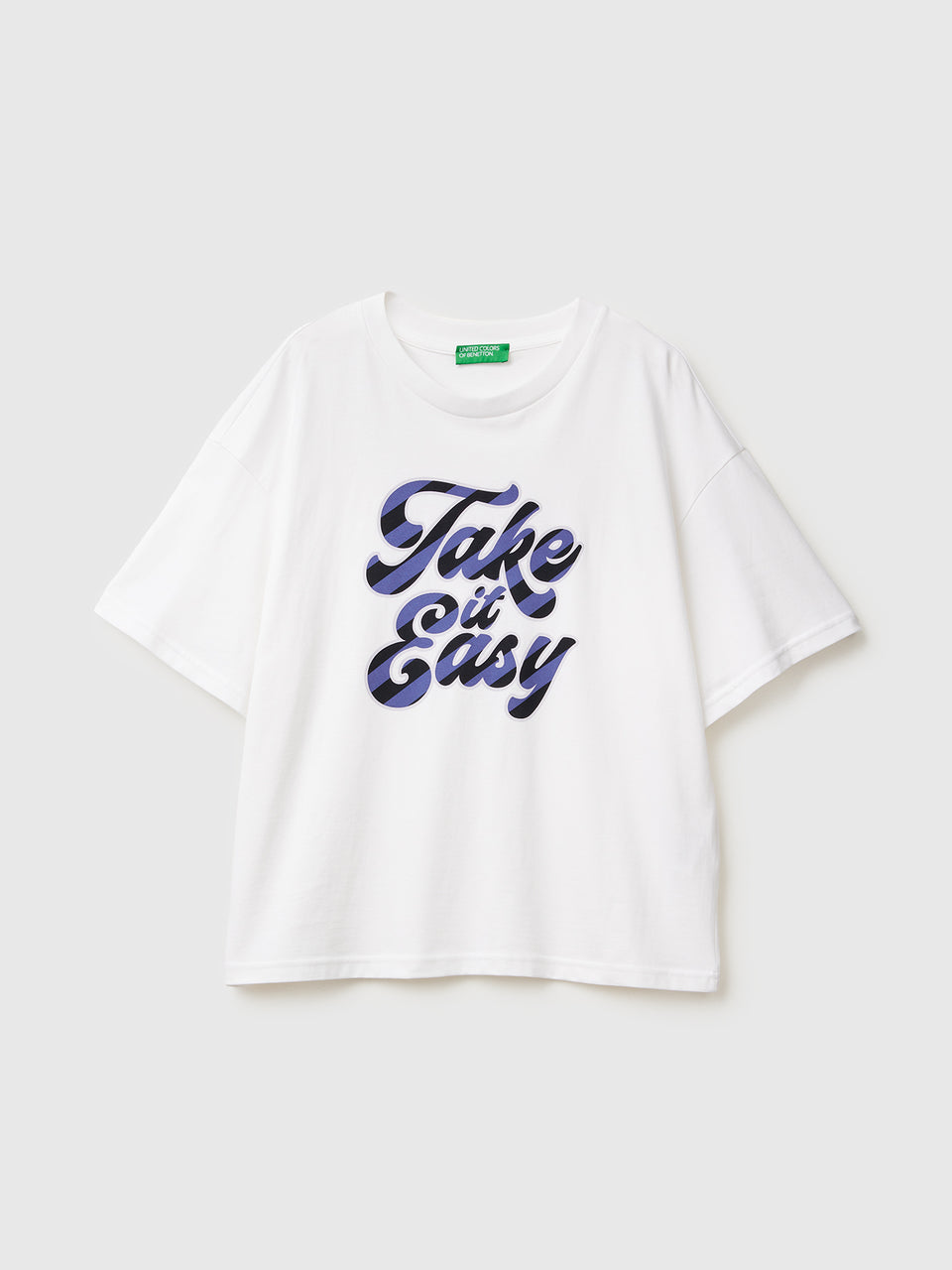T-shirt com estampa slogan - ucb_image_FS