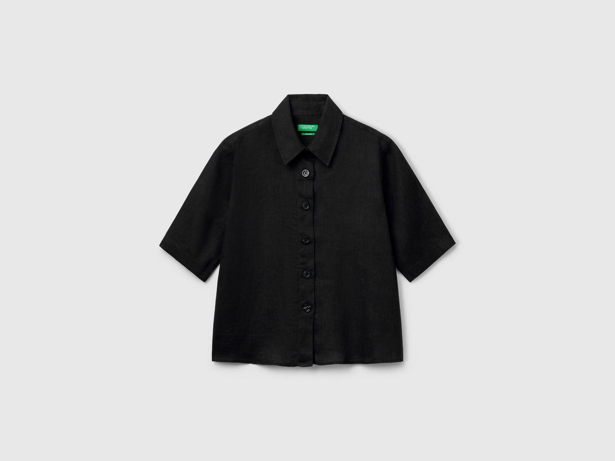 Camisa curta em puro linho - ucb_image_FS