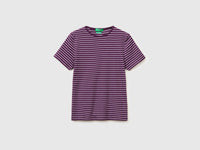 T-shirt de gola redonda às riscas - ucb_image_FS