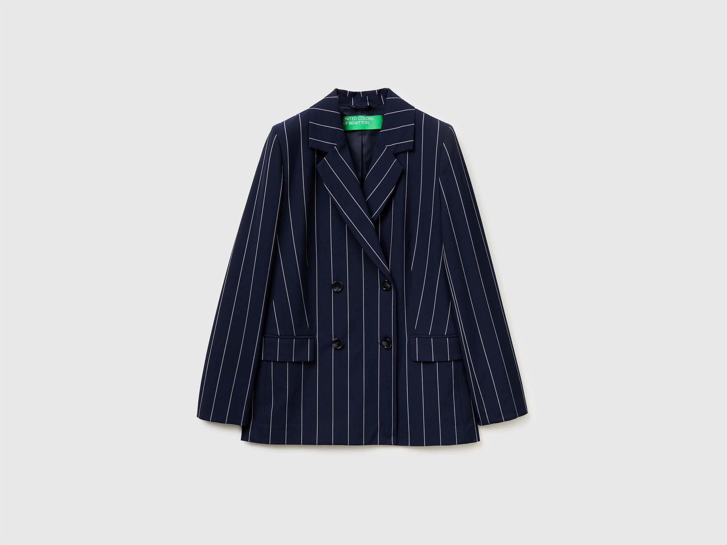 Double-breasted pinstriped jacket - ucb_image_FS