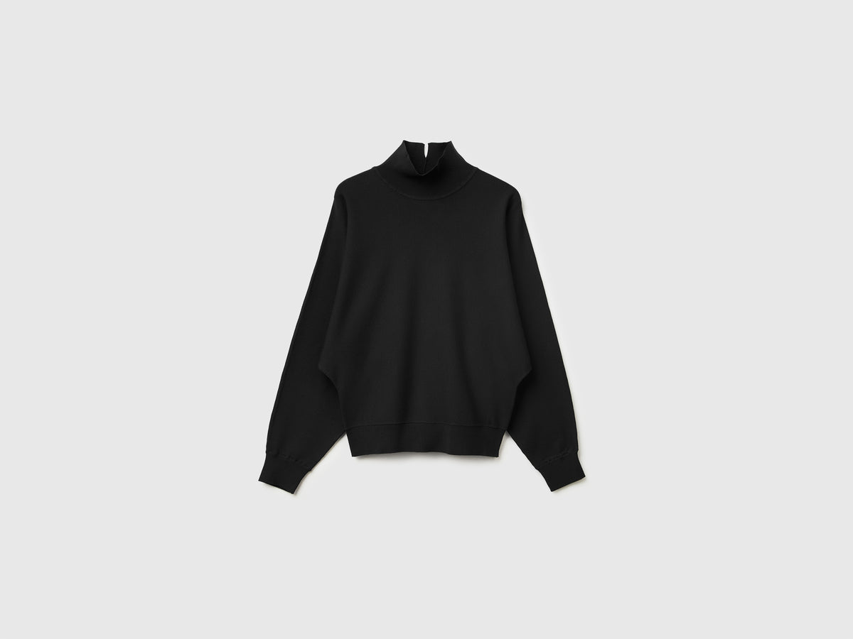 Camisola de gola alta com manga em forma de asa de morcego - ucb_image_FS