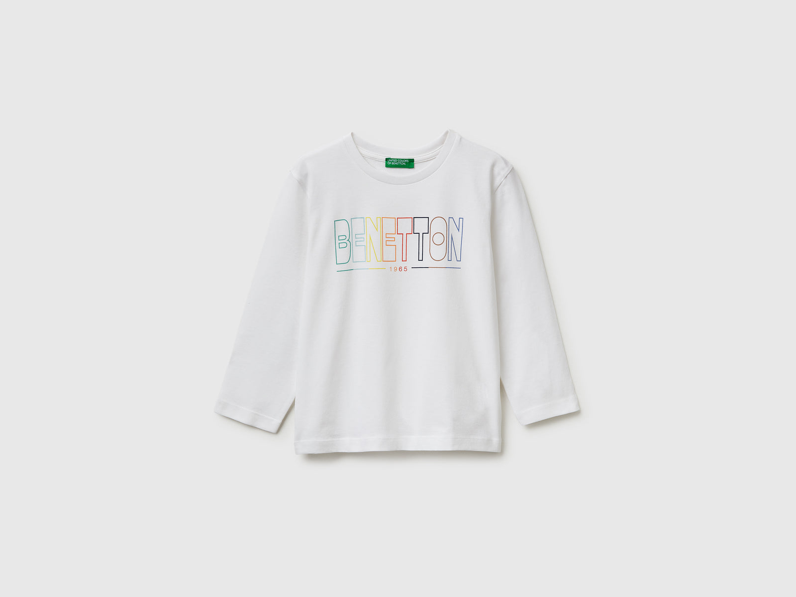 T-shirt com estampa logótipo em algodão orgânico - ucb_image_FS
