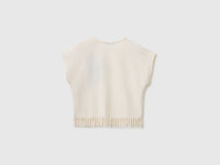 T-shirt with fringes and embroidery - ucb_image_BS