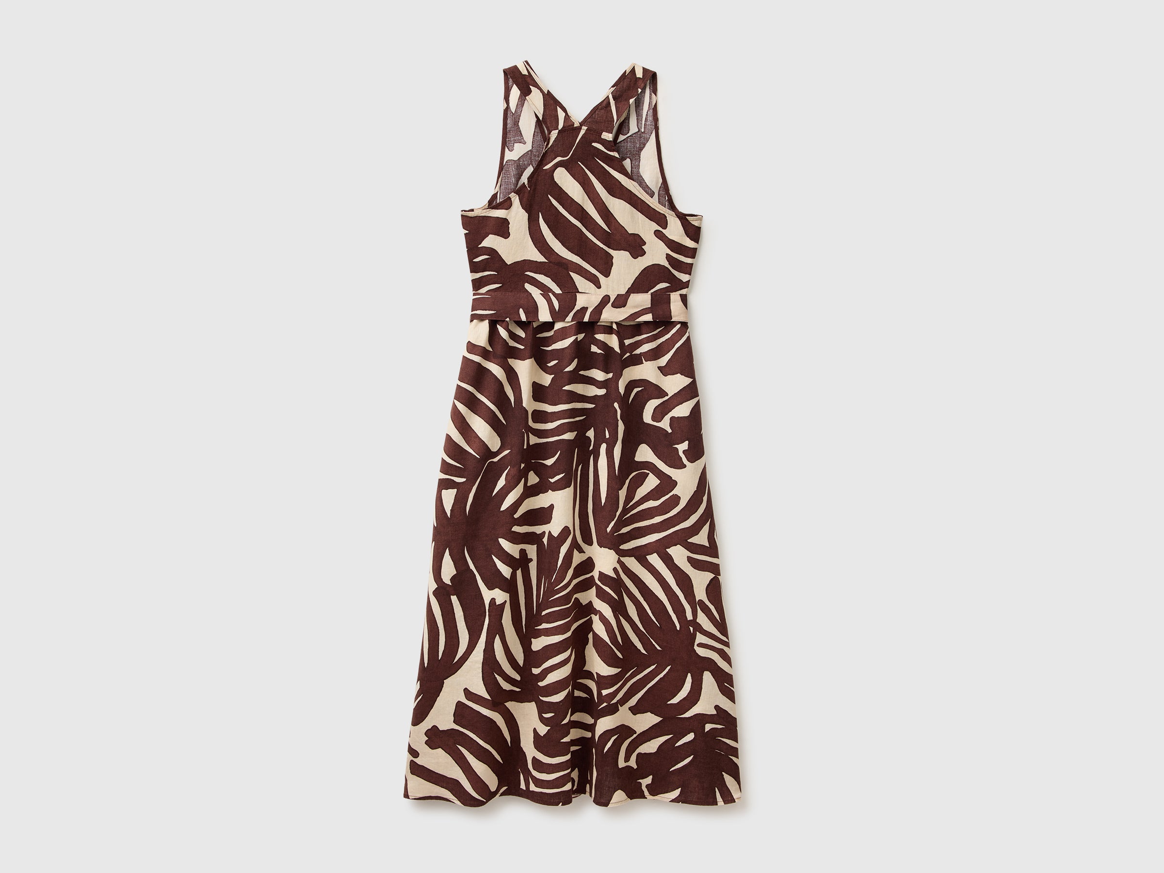 Printed dress in pure linen - ucb_image_BS