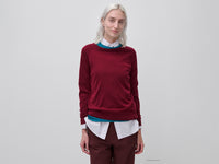 Camisola de gola redonda em mistura de seda - ucb_image_F