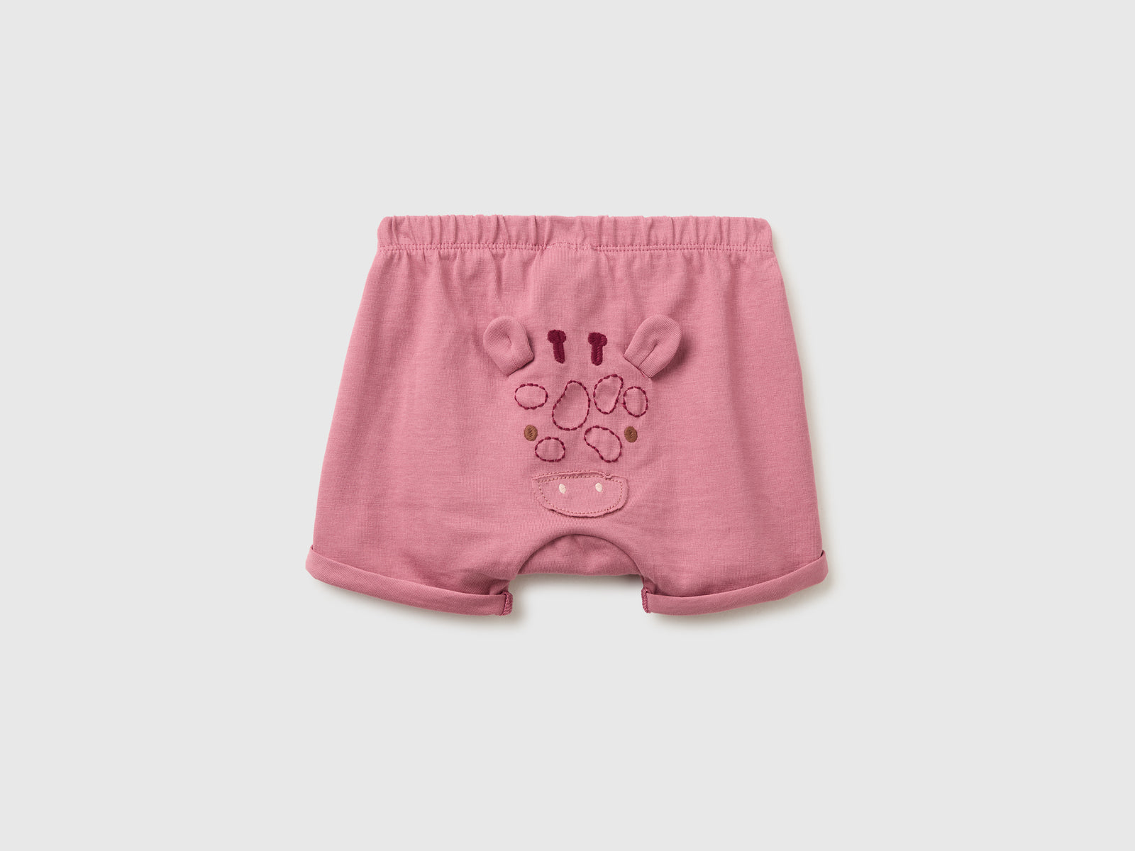 Shorts with animal embroidery - ucb_image_BS