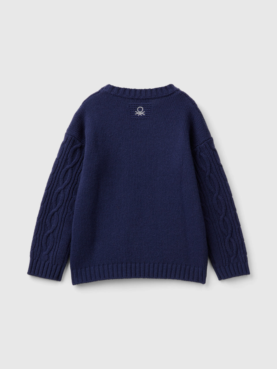 Camisola com tranças em mistura de lã - ucb_image_BS