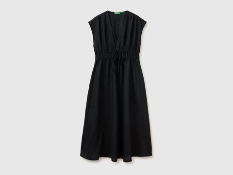 Flared dress in pure linen - ucb_image_FS