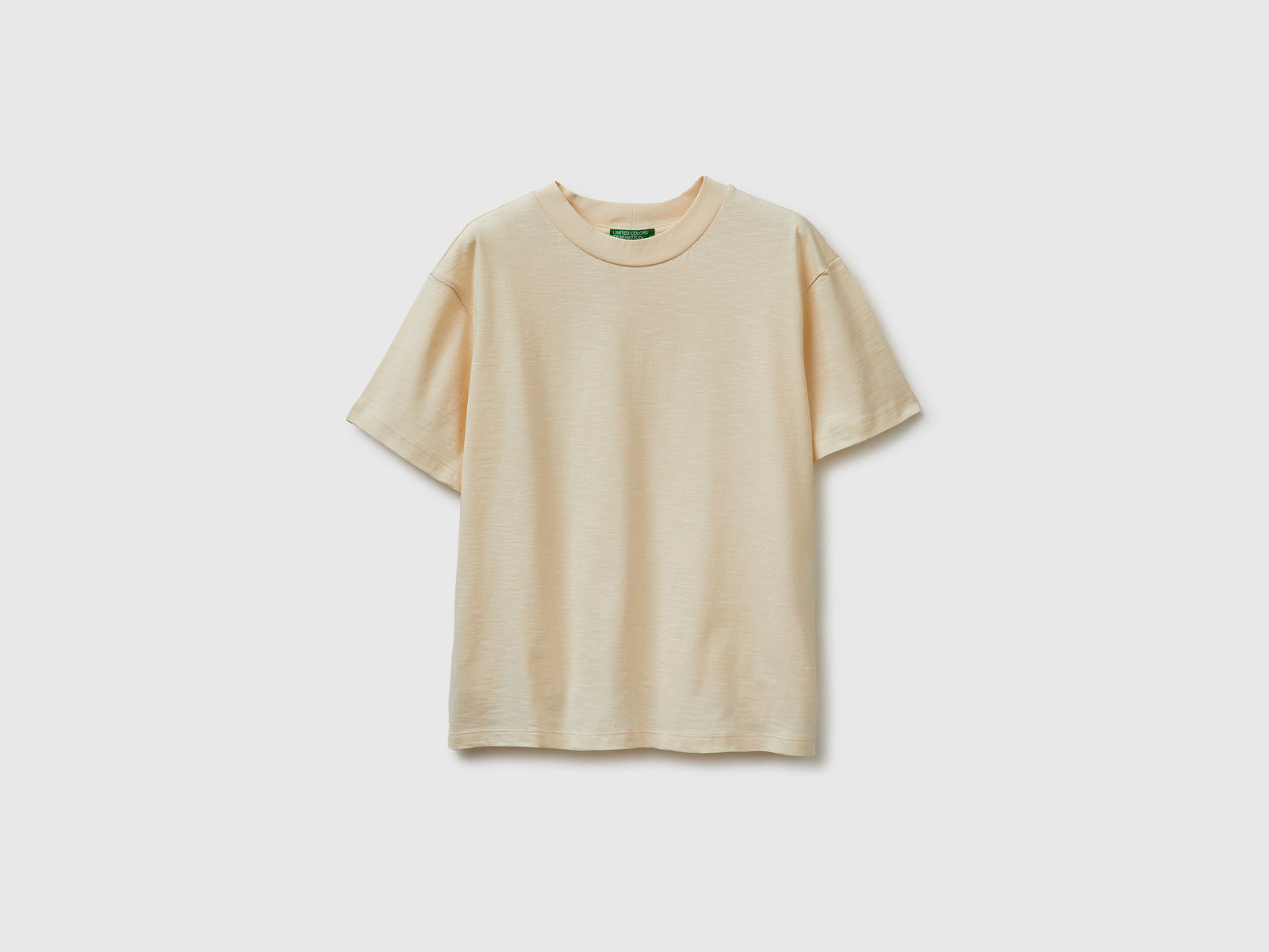 Crew neck t-shirt in lightweight cotton - ucb_image_FS
