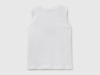 Organic cotton tank top with logo print - ucb_image_BS