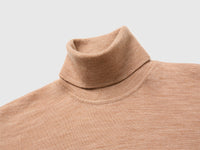 Camisola de gola alta em pura lã Merino - ucb_image_DS1