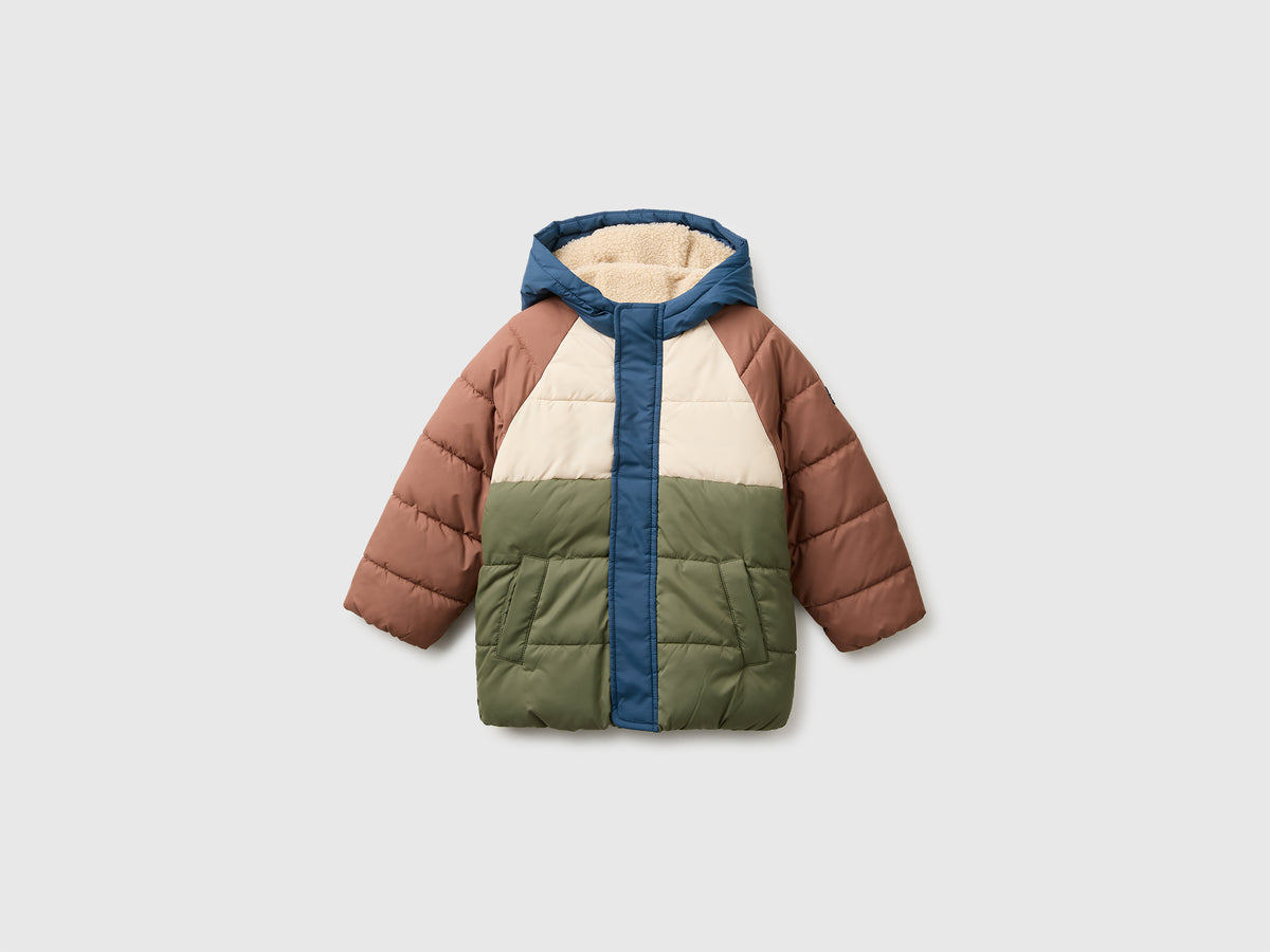 Casaco color block com interior efeito teddy - ucb_image_FS