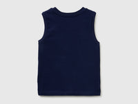 Organic cotton tank top with logo print - ucb_image_BS