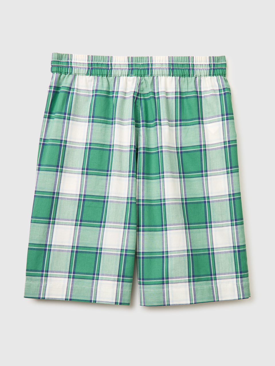 Checked Bermuda shorts with drawstring - ucb_image_BS