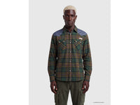 Camisa western em flanela aos quadrados - ucb_image_F