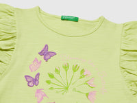 Cropped T-shirt with print and embroidery - ucb_image_DS1
