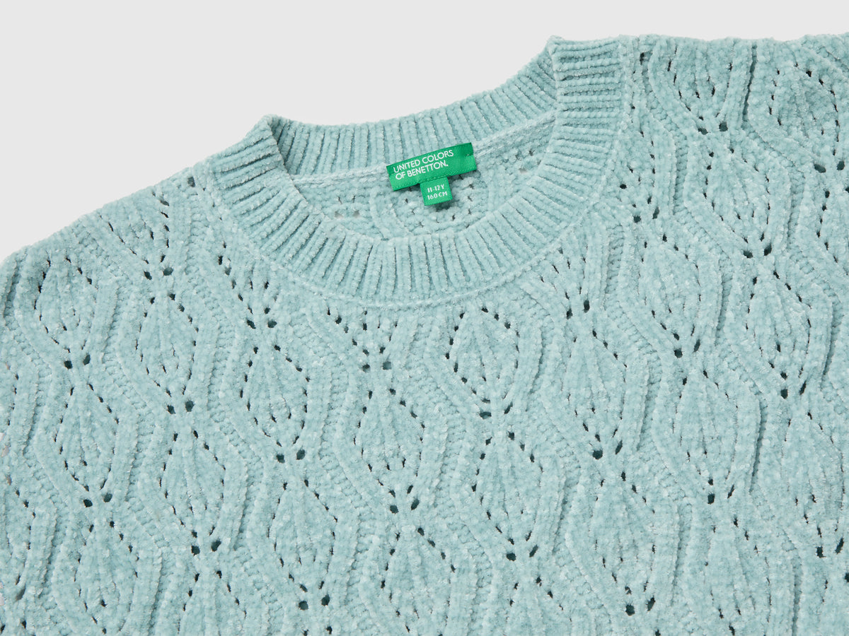 Camisola de gola redonda em chenille - ucb_image_DS1