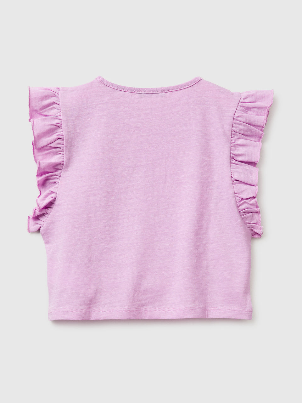 Cropped T-shirt with print and embroidery - ucb_image_BS