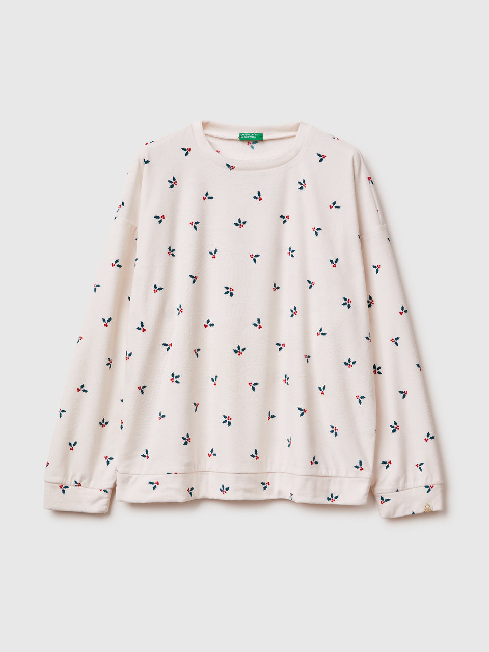 T-shirt de Natal com estampa azevinhos - ucb_image_FS