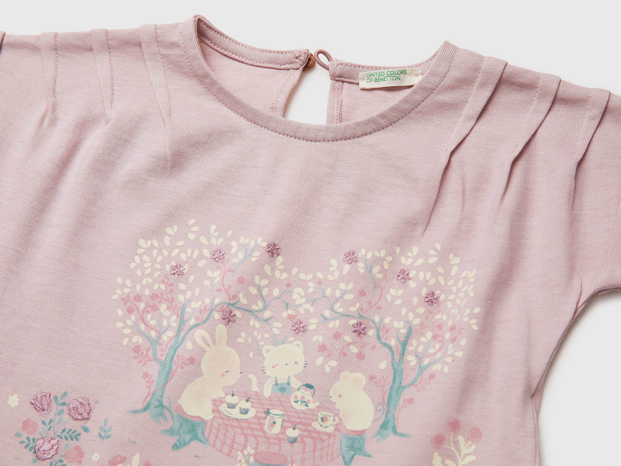 T-shirt with print and embroidery - ucb_image_DS1