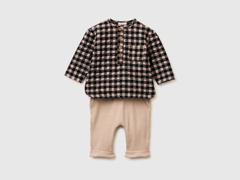 Checked shirt and trousers set - ucb_image_FS