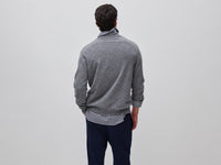Polo cinza mélange em pura lã Merino - ucb_image_B