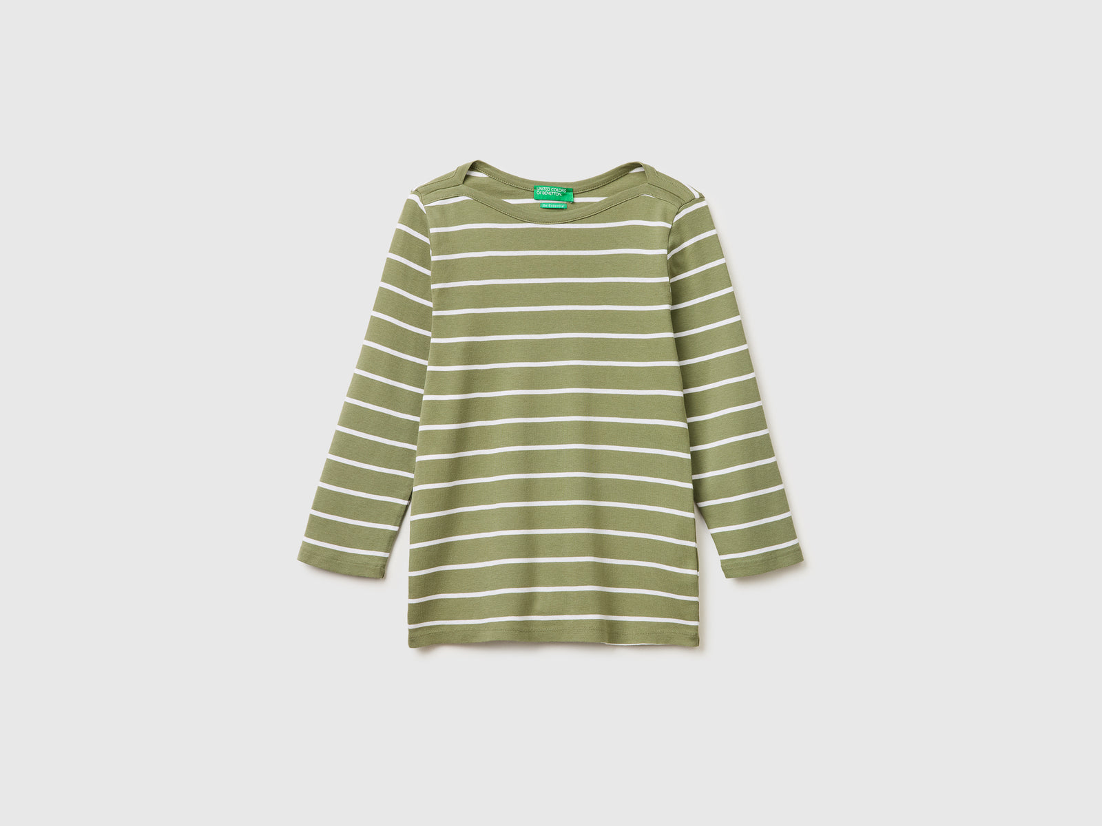 Striped t-shirt with boat neck - ucb_image_FS