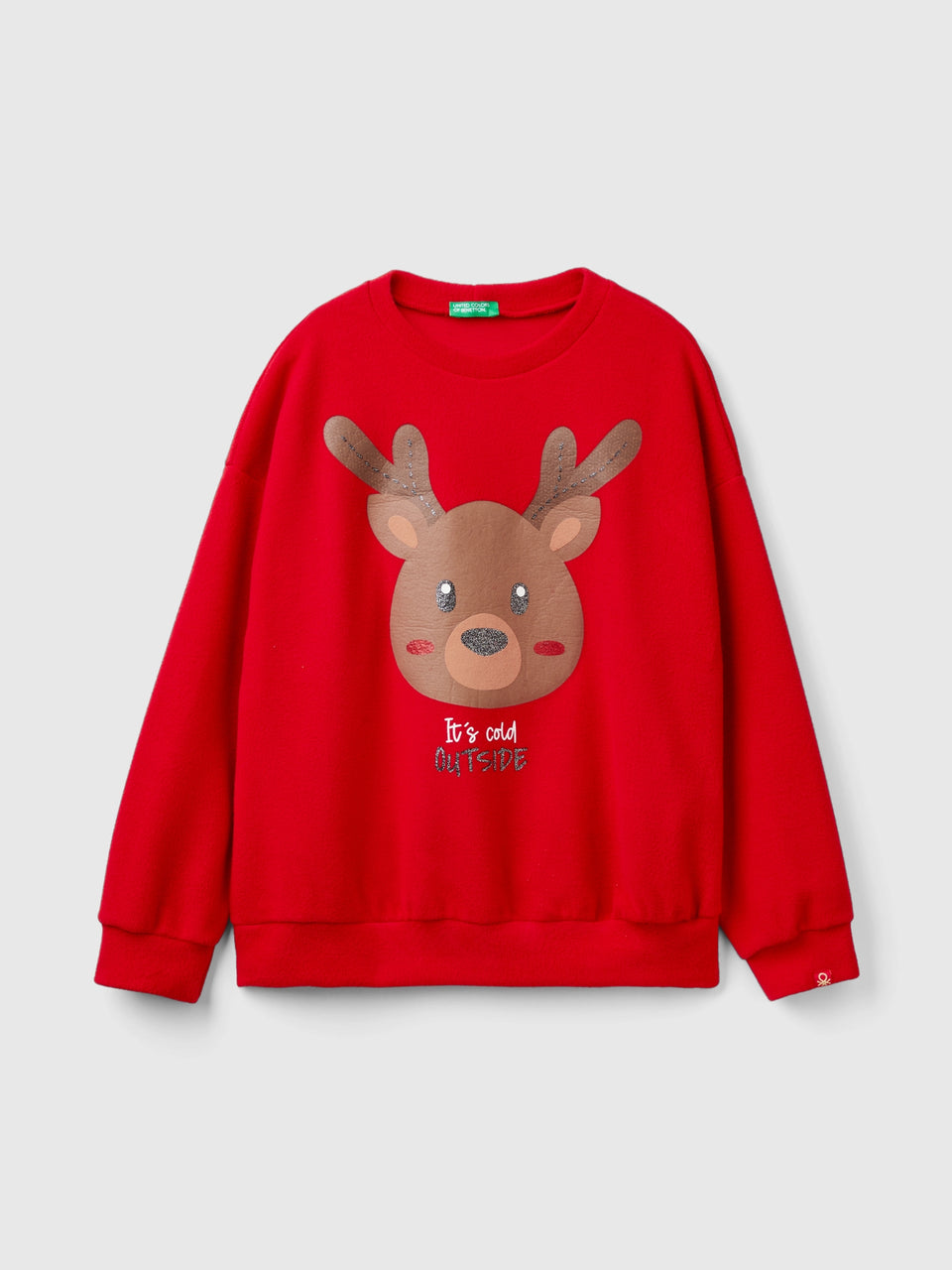 Camisola em tecido polar com estampa rena - ucb_image_FS