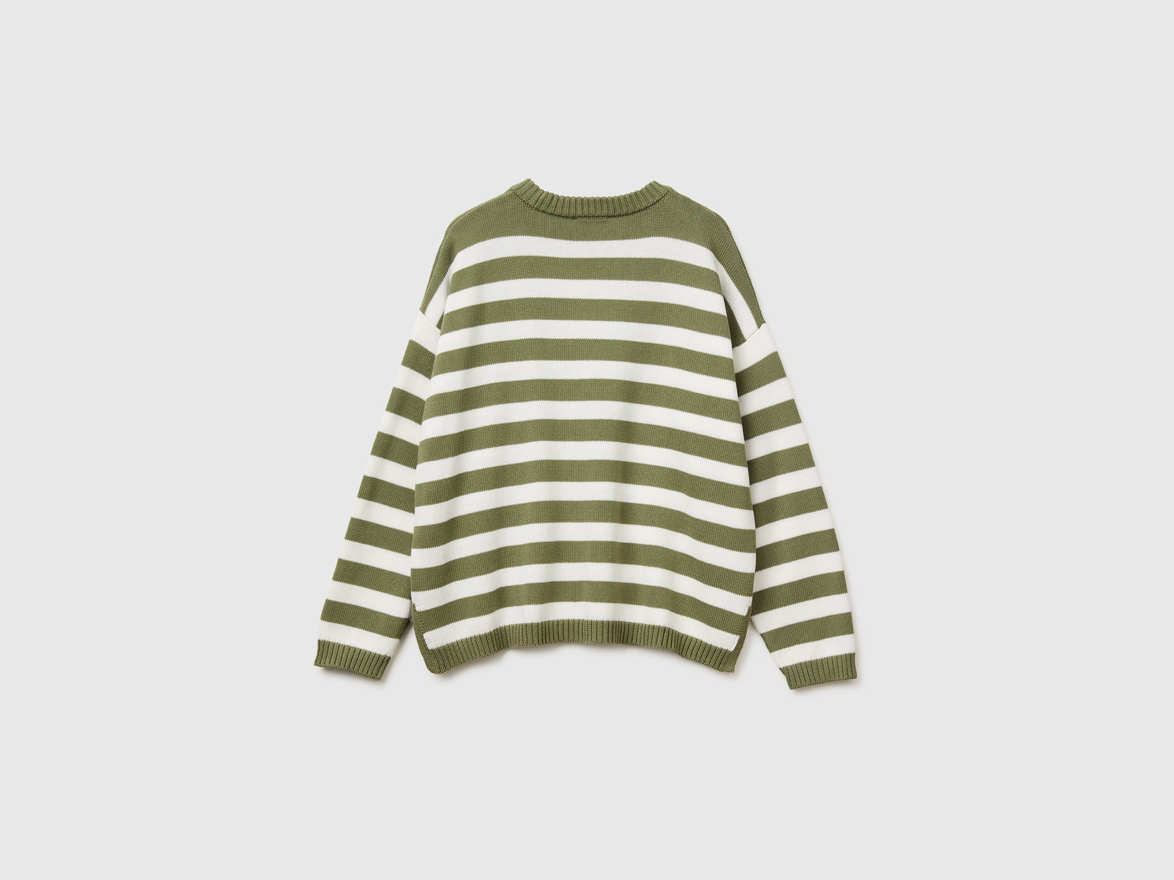 Camisola às riscas em algodão tricô - ucb_image_BS