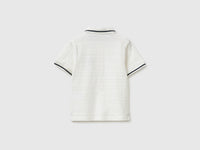 Striped polo shirt with patch - ucb_image_BS