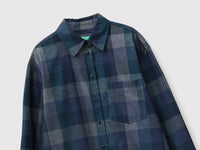 Camisa aos quadrados de veludo canelado - ucb_image_FY