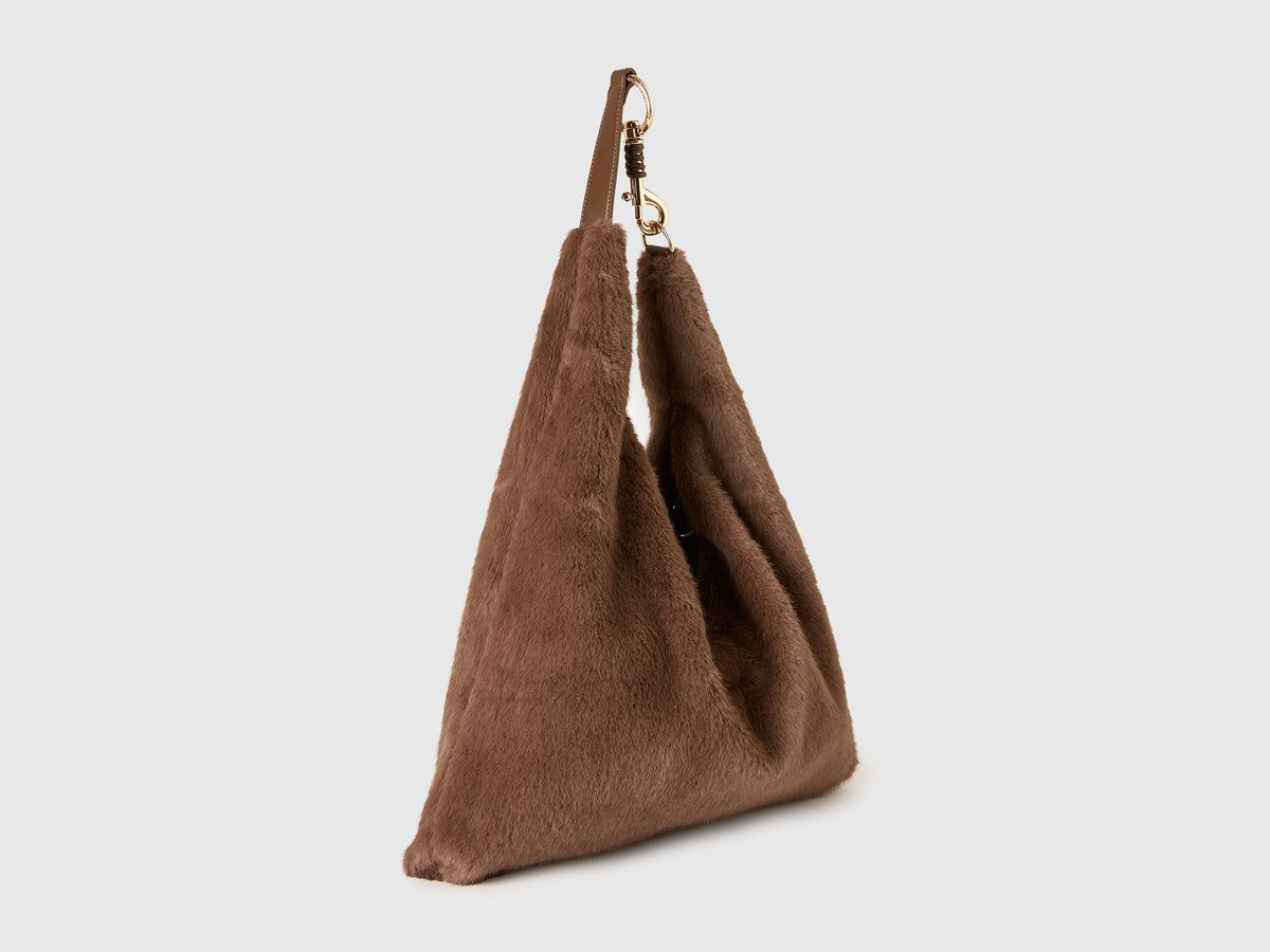 Bolsa hobo em pelo sintético - ucb_image_BS