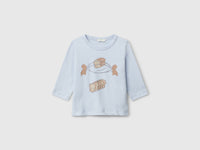 T-shirt de gola redonda em algodão - ucb_image_FS